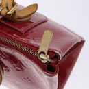 LOUIS VUITTON Vernis Rosewood Avenue Bag Pomme D'amour M93507 LV Auth 133098-9