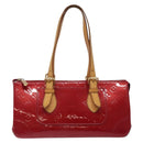 LOUIS VUITTON Vernis Rosewood Avenue Bag Pomme D'amour M93507 LV Auth 133098-13