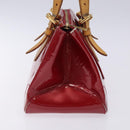 LOUIS VUITTON Vernis Rosewood Avenue Bag Pomme D'amour M93507 LV Auth 133098-3