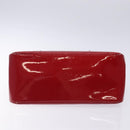 LOUIS VUITTON Vernis Rosewood Avenue Bag Pomme D'amour M93507 LV Auth 133098-5
