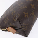 LOUIS VUITTON Monogram Pochette Cosmetic PM Pouch M43998 LV Auth 133102-16