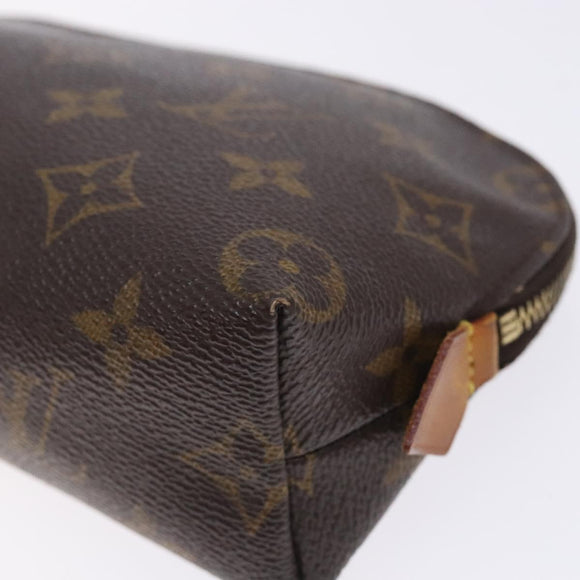 LOUIS VUITTON Monogram Pochette Cosmetic PM Pouch M43998 LV Auth 133102
