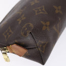 LOUIS VUITTON Monogram Pochette Cosmetic PM Pouch M43998 LV Auth 133102-14