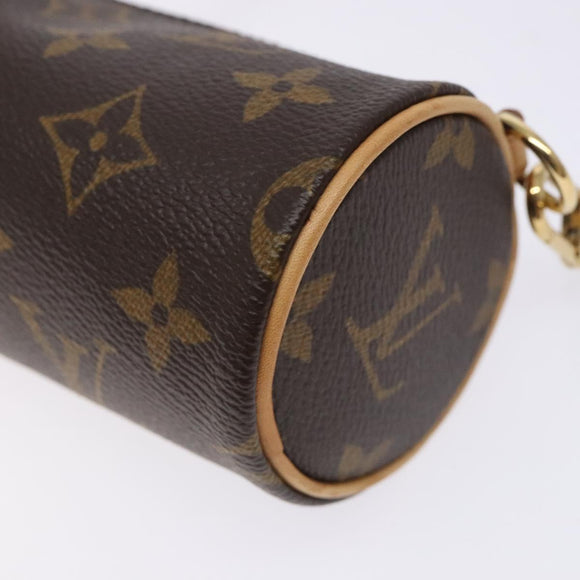 LOUIS VUITTON Monogram Papillon Pouch LV Auth 133104
