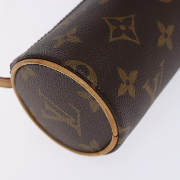 LOUIS VUITTON Monogram Papillon Pouch LV Auth 133104