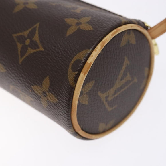 LOUIS VUITTON Monogram Papillon Pouch LV Auth 133104