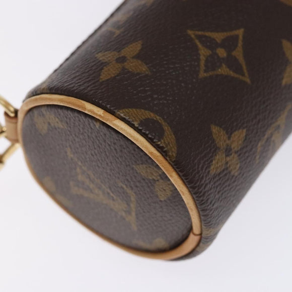 LOUIS VUITTON Monogram Papillon Pouch LV Auth 133104