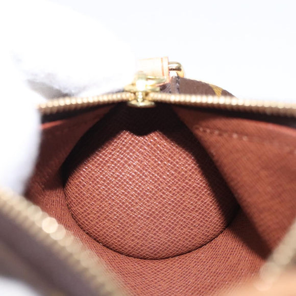 LOUIS VUITTON Monogram Papillon Pouch LV Auth 133104