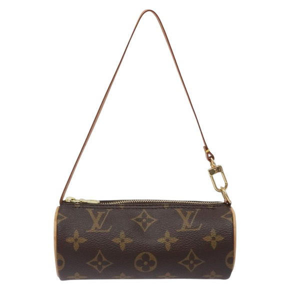 LOUIS VUITTON Monogram Papillon Pouch LV Auth 133104