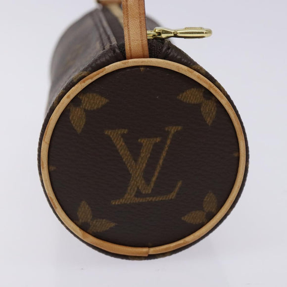 LOUIS VUITTON Monogram Papillon Pouch LV Auth 133104
