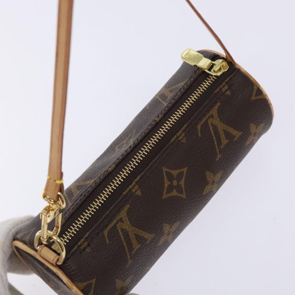 LOUIS VUITTON Monogram Papillon Pouch LV Auth 133104