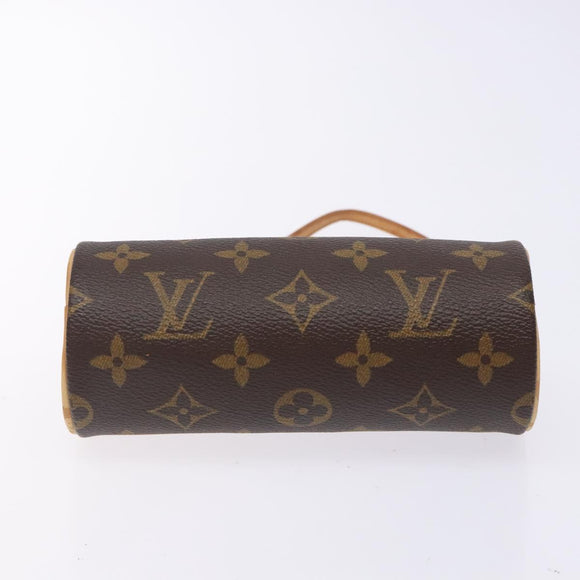 LOUIS VUITTON Monogram Papillon Pouch LV Auth 133104