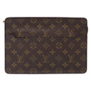 LOUIS VUITTON Monogram Pochette Homme Clutch Bag M51795 LV Auth 133107-13