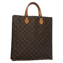 LOUIS VUITTON Monogram Sac Plat Hand Bag M51140 LV Auth 133109-1