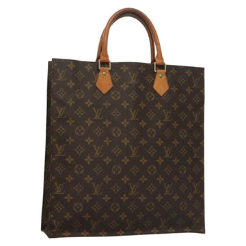 LOUIS VUITTON Monogram Sac Plat Hand Bag M51140 LV Auth 133109