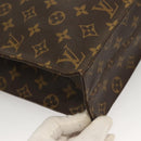 LOUIS VUITTON Monogram Sac Plat Hand Bag M51140 LV Auth 133109-16
