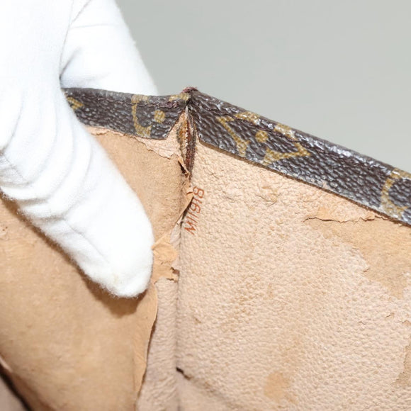 LOUIS VUITTON Monogram Sac Plat Hand Bag M51140 LV Auth 133109