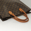 LOUIS VUITTON Monogram Sac Plat Hand Bag M51140 LV Auth 133109-6