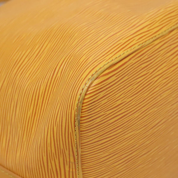 LOUIS VUITTON Epi Petit Noe Shoulder Bag Yellow M44109 LV Auth 133115