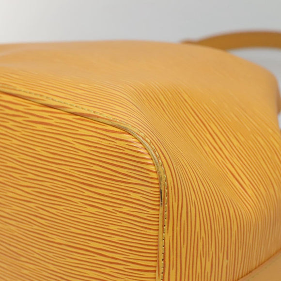 LOUIS VUITTON Epi Petit Noe Shoulder Bag Yellow M44109 LV Auth 133115