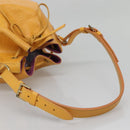 LOUIS VUITTON Epi Petit Noe Shoulder Bag Yellow M44109 LV Auth 133115-7
