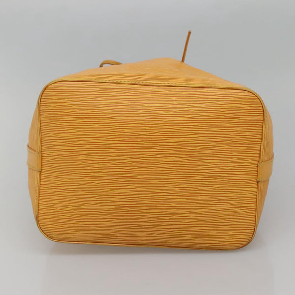 LOUIS VUITTON Epi Petit Noe Shoulder Bag Yellow M44109 LV Auth 133115
