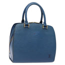 LOUIS VUITTON Epi Pont Neuf Hand Bag Blue M52055 LV Auth 133116-1