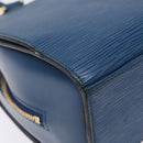 LOUIS VUITTON Epi Pont Neuf Hand Bag Blue M52055 LV Auth 133116-16