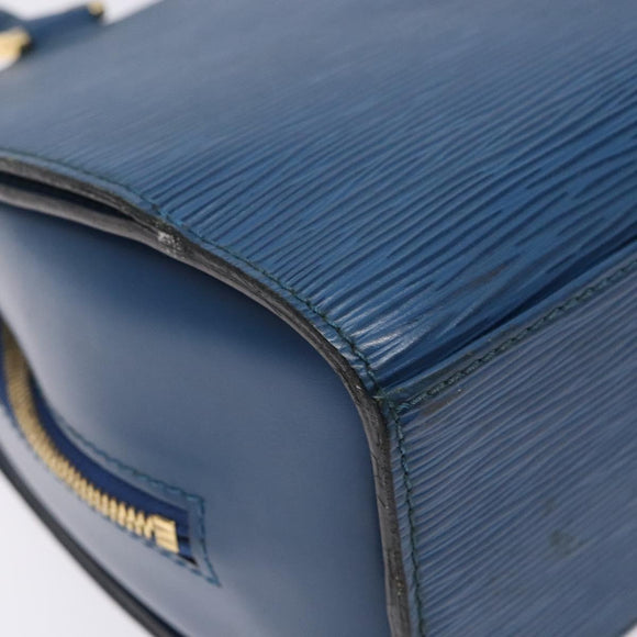 LOUIS VUITTON Epi Pont Neuf Hand Bag Blue M52055 LV Auth 133116