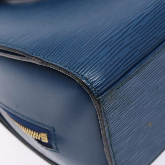 LOUIS VUITTON Epi Pont Neuf Hand Bag Blue M52055 LV Auth 133116
