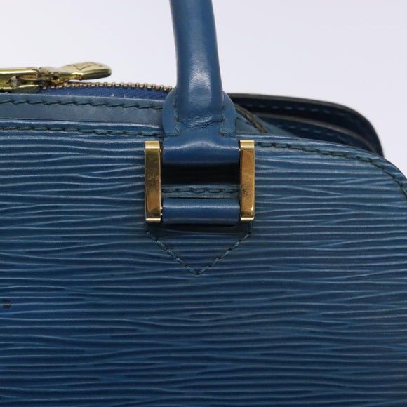 LOUIS VUITTON Epi Pont Neuf Hand Bag Blue M52055 LV Auth 133116