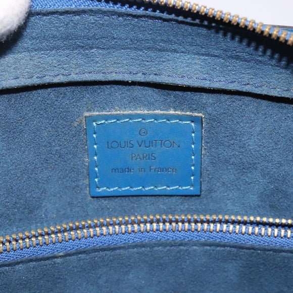 LOUIS VUITTON Epi Pont Neuf Hand Bag Blue M52055 LV Auth 133116
