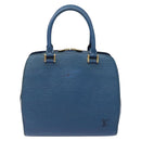 LOUIS VUITTON Epi Pont Neuf Hand Bag Blue M52055 LV Auth 133116-13