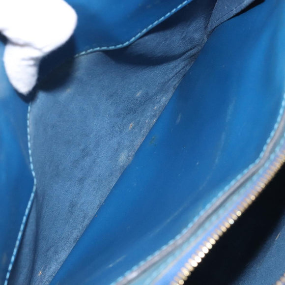 LOUIS VUITTON Epi Pont Neuf Hand Bag Blue M52055 LV Auth 133116