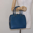 LOUIS VUITTON Epi Pont Neuf Hand Bag Blue M52055 LV Auth 133116-25