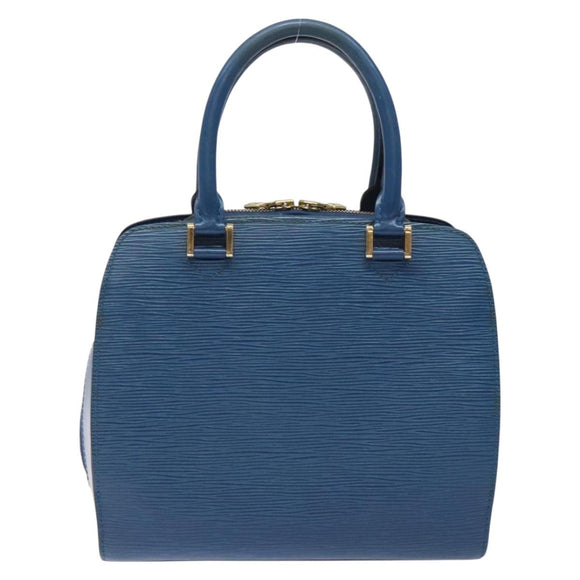LOUIS VUITTON Epi Pont Neuf Hand Bag Blue M52055 LV Auth 133116