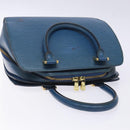 LOUIS VUITTON Epi Pont Neuf Hand Bag Blue M52055 LV Auth 133116-6