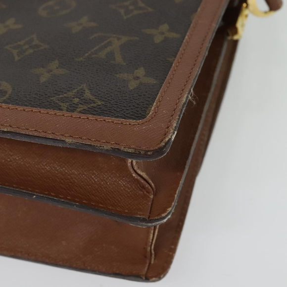 LOUIS VUITTON Monogram Raspail Shoulder Bag M51372 LV Auth 133121