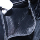 BURBERRY Nova Check Hand Bag PVC Beige Silver Auth 133131-19