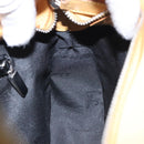 Salvatore Ferragamo Sunflower Shoulder Bag Canvas Yellow Auth 133137-17