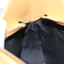 Salvatore Ferragamo Sunflower Shoulder Bag Canvas Yellow Auth 133137-18