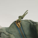 BOTTEGA VENETA INTRECCIATO Shoulder Bag Leather Light Blue Gold Auth 133141-14