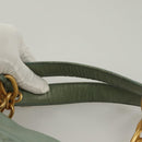 BOTTEGA VENETA INTRECCIATO Shoulder Bag Leather Light Blue Gold Auth 133141-8