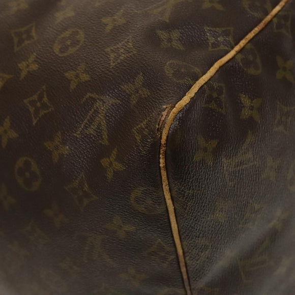 LOUIS VUITTON Monogram Keepall 55 Boston Bag M41424 LV Auth 133150