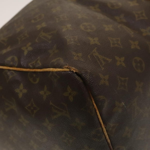 LOUIS VUITTON Monogram Keepall 55 Boston Bag M41424 LV Auth 133150