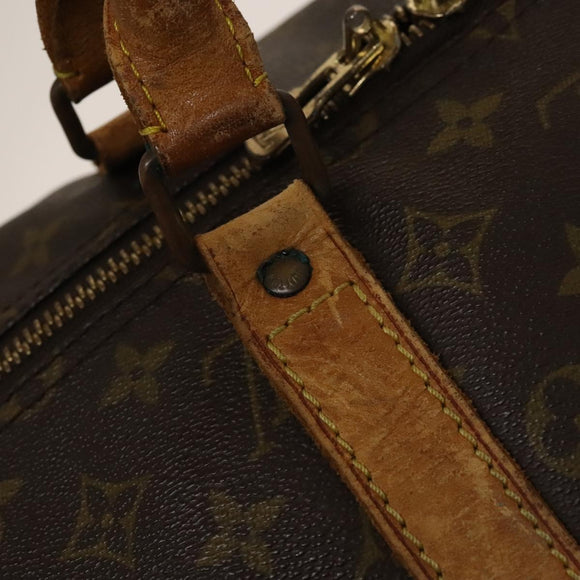 LOUIS VUITTON Monogram Keepall 55 Boston Bag M41424 LV Auth 133150