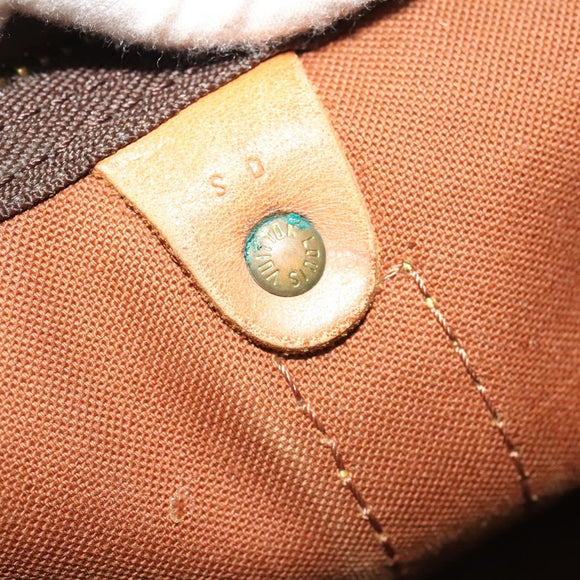 LOUIS VUITTON Monogram Keepall 55 Boston Bag M41424 LV Auth 133150