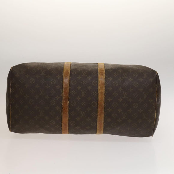 LOUIS VUITTON Monogram Keepall 55 Boston Bag M41424 LV Auth 133150