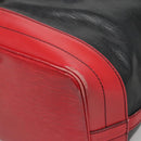 LOUIS VUITTON Epi Noe Shoulder Bag Bicolor Black Red M44017 LV Auth 133153-15