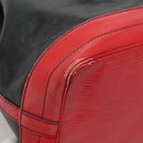 LOUIS VUITTON Epi Noe Shoulder Bag Bicolor Black Red M44017 LV Auth 133153-16